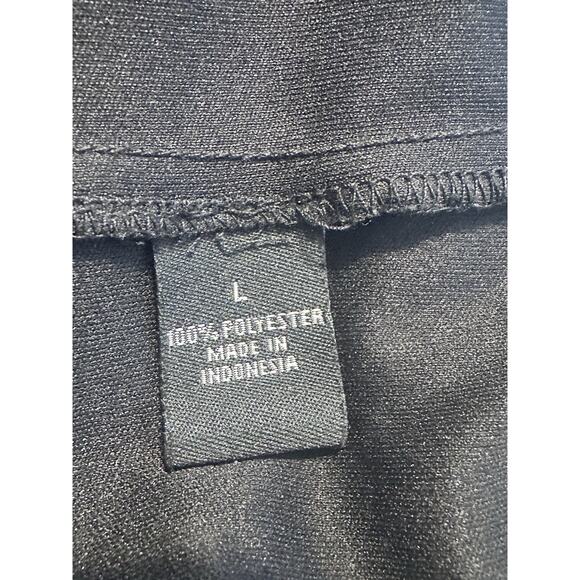 Coco Bianco Blouse Womens L Paisley b/w Dolman Sleeve Boho Resort Boat Neck Top - Picture 6 of 7